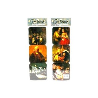 coasters with a picture of a Rembrandt painting