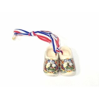 Broche / corsage klompjes gekleurd