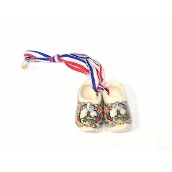 Brosche / Corsage souvenirsclogs farbig Brosche / Corsage souvenirsclogs farbig