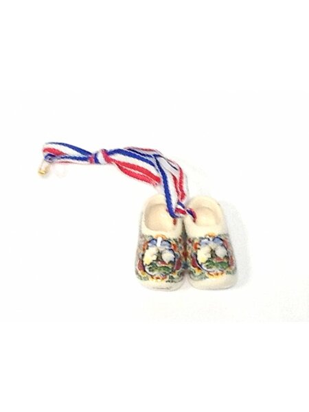 Broche / corsage klompjes gekleurd
