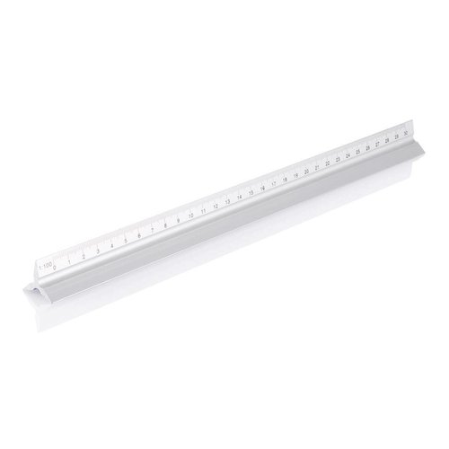 Aluminium driehoeks liniaal P165.132 Aluminium driehoeks liniaal P165.132