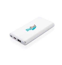 DeBle Ultra Snelle 10.000 mAh Powerbank met PD P324.673 bedrukken met logo