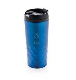 DeBle geometrische roestvrijstalen mok 300 ml bedrukken met logo