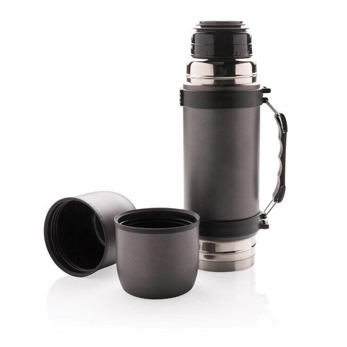 DeBle Vacuüm Thermosfles met 2 Bekers 700 ml P433.330 bedrukken met logo
