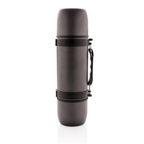 DeBle Vacuüm Thermosfles met 2 Bekers 700 ml P433.330 bedrukken met logo