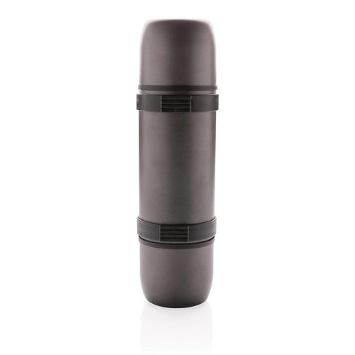 DeBle Vacuüm Thermosfles met 2 Bekers 700 ml P433.330 bedrukken met logo