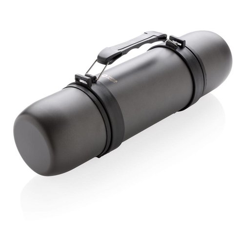 DeBle Vacuüm Thermosfles met 2 Bekers 700 ml P433.330 bedrukken met logo