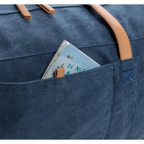 Canvas reis/weekendtas PVC vrij P762.471 Canvas reis/weekendtas PVC vrij P762.471