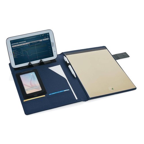 Basic Tech portfolio P772.10 bedrukt met bedrijfslogo inclusief tabletstandaard en smartphonehouder