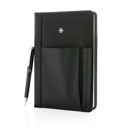 Hervulbaar notitieboek en pen set P773.320