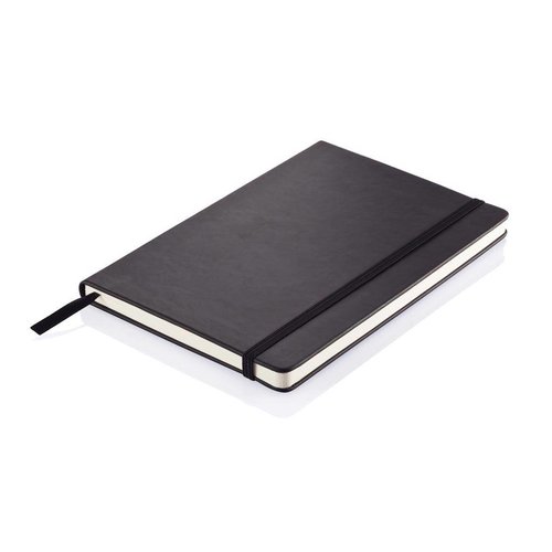 DeBle Deluxe hardcover PU A5 notitieboek met logo embossing P773.42