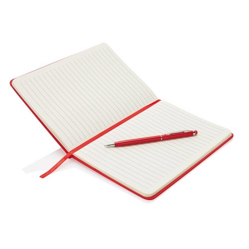 Notitieboek standaard hardcover pu A5 met stylus pen P773.311 Notitieboek standaard hardcover pu A5 met stylus pen P773.311