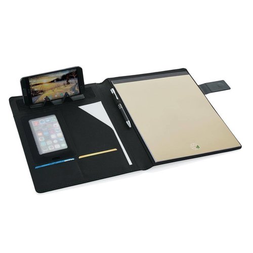 Basic Tech portfolio P772.10 bedrukt met bedrijfslogo inclusief tabletstandaard en smartphonehouder