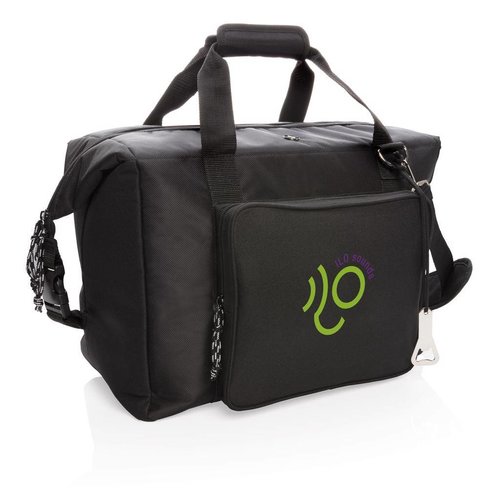 xxl tote duffle koeltas P422030 DeBle 40L deluxe polyester koelbag met PEVA isolatie en flesopener