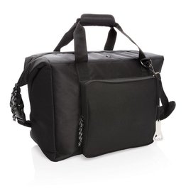 xxl tote duffle koeltas P422030 DeBle 40L deluxe polyester koelbag met PEVA isolatie en flesopener