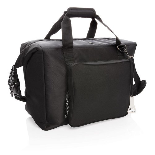 xxl tote duffle koeltas P422030 DeBle 40L deluxe polyester koelbag met PEVA isolatie en flesopener