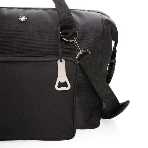 xxl tote duffle koeltas P422030 DeBle 40L deluxe polyester koelbag met PEVA isolatie en flesopener