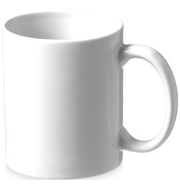 Bahia witte keramische mok 330 ml 10036400 bedrukt met logo