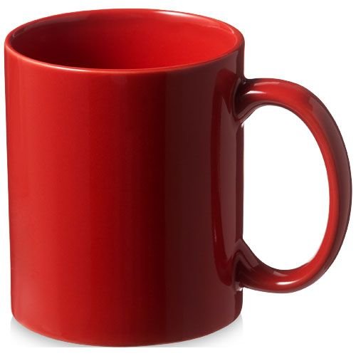 Santos keramische mok 330 ml 100378 in verschillende kleuren met logo