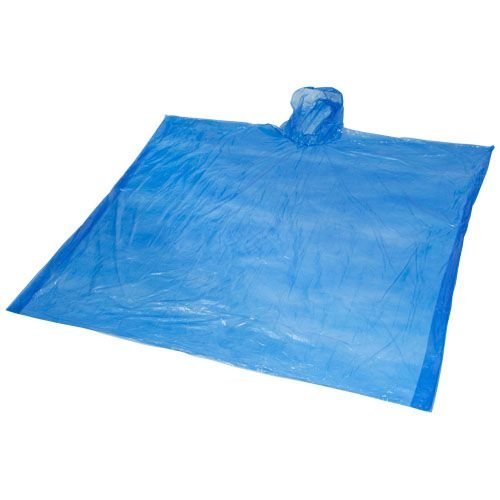 Ziva wegwerp regenponcho met opbergtasje 100429 Ziva wegwerp regenponcho met opbergtasje 100429