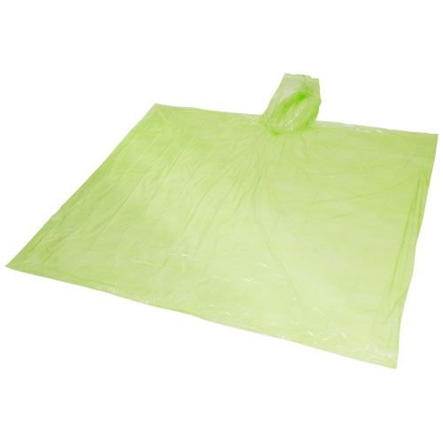 Ziva wegwerp regenponcho met opbergtasje 100429 Ziva wegwerp regenponcho met opbergtasje 100429