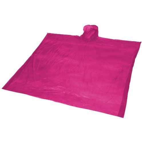 Ziva wegwerp regenponcho met opbergtasje 100429 Ziva wegwerp regenponcho met opbergtasje 100429