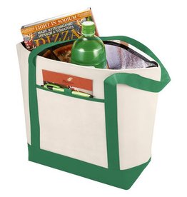 Lighthouse non woven koeltas 120085 met ruim koelvak, voorvak en lange schouderhengsels bedrukken met logo
