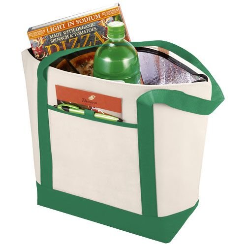Lighthouse non woven koeltas 120085 met ruim koelvak, voorvak en lange schouderhengsels bedrukken met logo