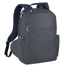 Slim 15,6 inch laptoprugzak van 600D polyester bedrukt met bedrijfslogo