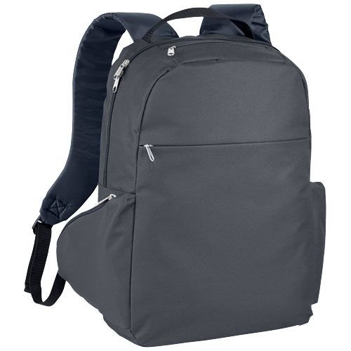 Slim 15,6 inch laptoprugzak van 600D polyester bedrukt met bedrijfslogo