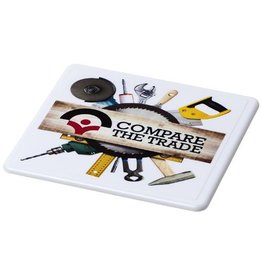 Renzo vierkante kunststof onderzetter