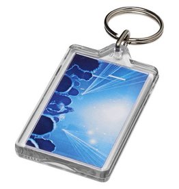 Luken heropenbare sleutelhanger met metalen clip