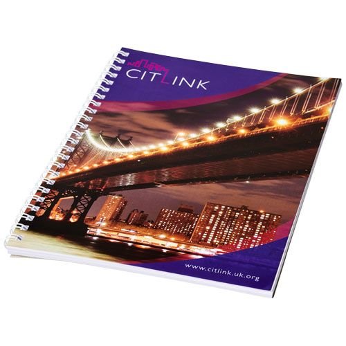 DéBlé Desk-Mate® A5 wire-o notitieboek 212510 bedrukt met logo