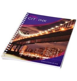 DéBlé Desk-Mate® A5 wire-o notitieboek 212510 bedrukt met logo