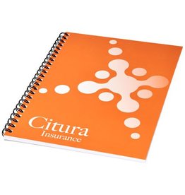 DéBlé Desk-Mate® A5 spiraal notitieboek 2127100 bedrukt met logo