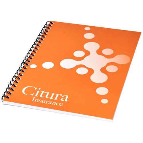 DéBlé Desk-Mate® A5 spiraal notitieboek 2127100 bedrukt met logo