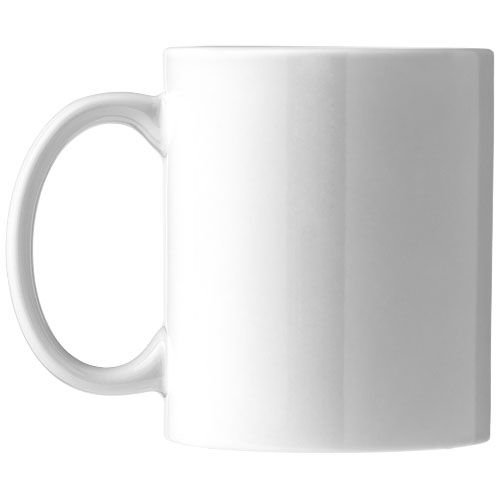 Bahia witte keramische mok 330 ml 10036400 bedrukt met logo