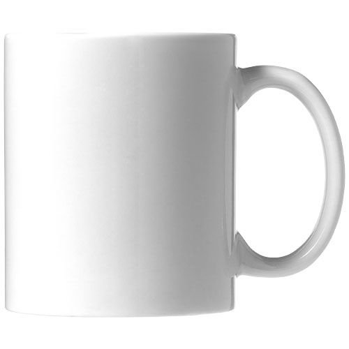 Bahia witte keramische mok 330 ml 10036400 bedrukt met logo