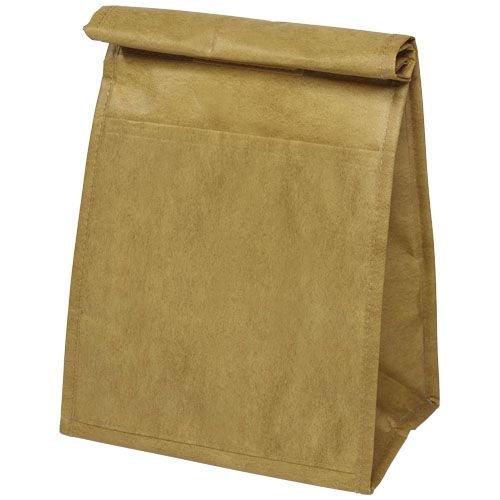 Papyrus kleine koeltas met roll-top sluiting en geïsoleerd hoofdvak bedrukken met logo