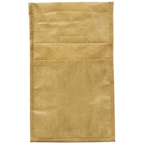 Papyrus kleine koeltas met roll-top sluiting en geïsoleerd hoofdvak bedrukken met logo