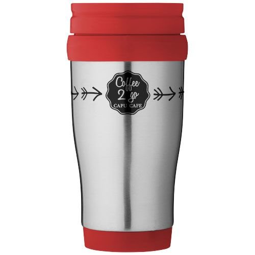 Sanibel 400 ml geïsoleerde thermosbeker met handvat bedrukken DeBle