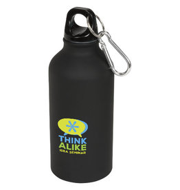 Waterfles Oregon matte 400 ml met karabijnhaak