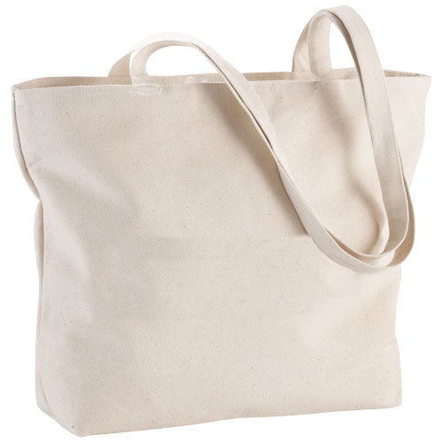 Ningbo katoenen tas met rits bedrukken met logo