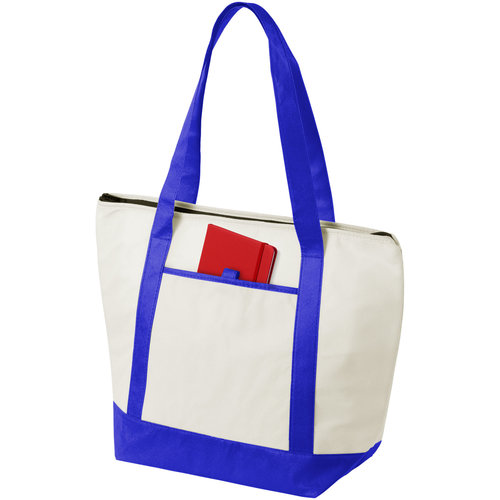 Lighthouse non woven koeltas 120085 met ruim koelvak, voorvak en lange schouderhengsels bedrukken met logo
