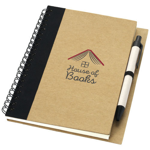 Priestly A5 gerecycled notitieboek met pen bedrukken DeBle voor bedrijven