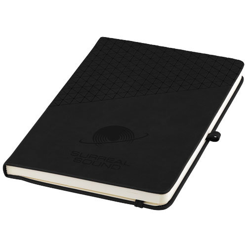 DéBlé Soft Touch patroon A5 notitieboek 10688100 bedrukt met logo