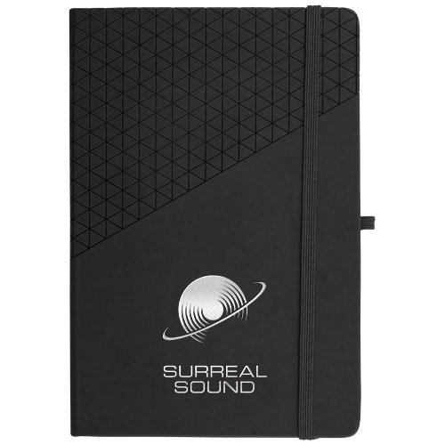 DéBlé Soft Touch patroon A5 notitieboek 10688100 bedrukt met logo