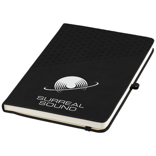 DéBlé Soft Touch patroon A5 notitieboek 10688100 bedrukt met logo