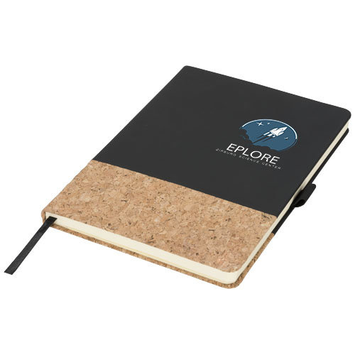 DéBlé Evora A5 kurk notitieboek 107320 bedrukt met logo