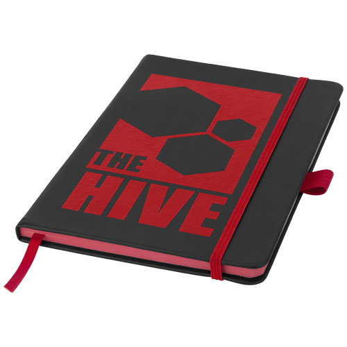 DeBle Color edge A5 notitieboek met gekleurde paginaranden bedrukken met logo